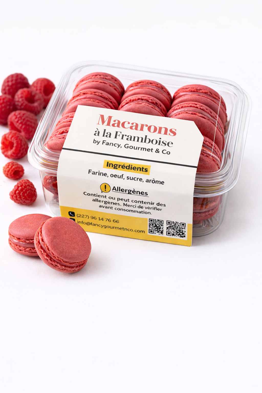 Macaron à la framboise